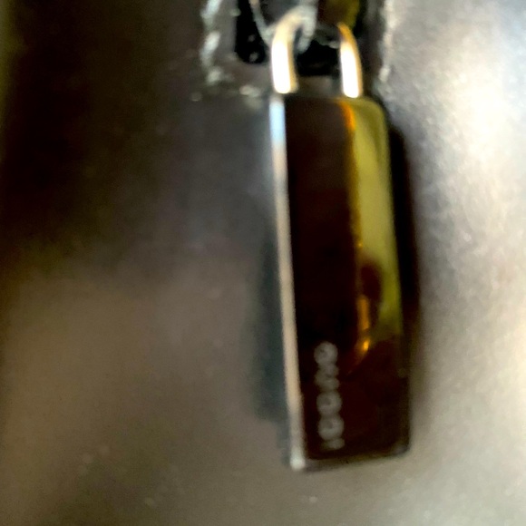 GUCCI SMALL BAG WITH G PLASTIC LOGO, size: 9” wide, 8 tall, 2.5 deep - Picture 4 of 6